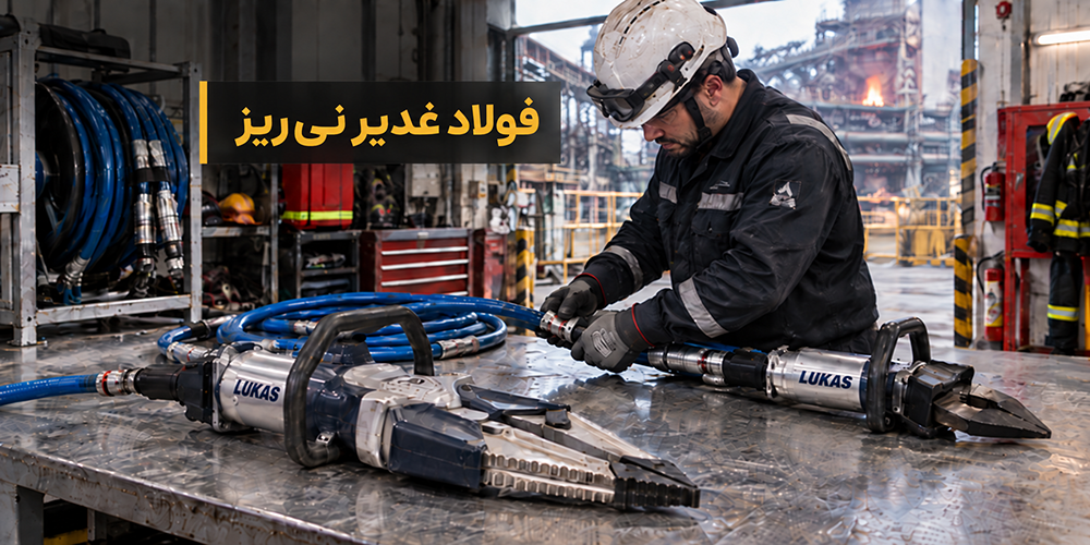 تأمین تجهیزات امداد و نجات فولاد غدیر نی‌ریز