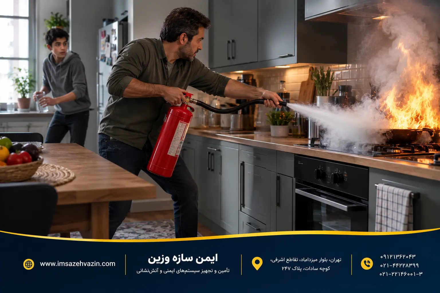انواع کلاس‌های آتش‌سوزی و روش مناسب اطفای هرکدام