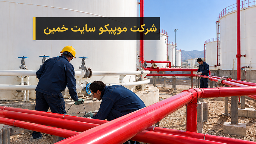 طراحی و اجرای کولینگ رینگ مخازن تانک فارم