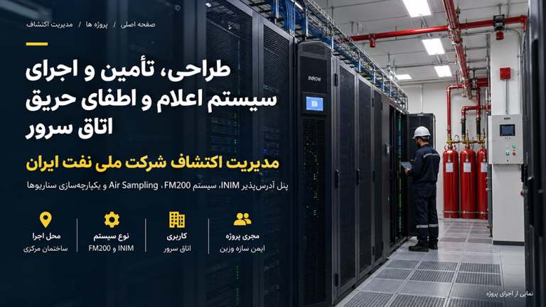 اعلام و اطفای حریق اتاق سرور