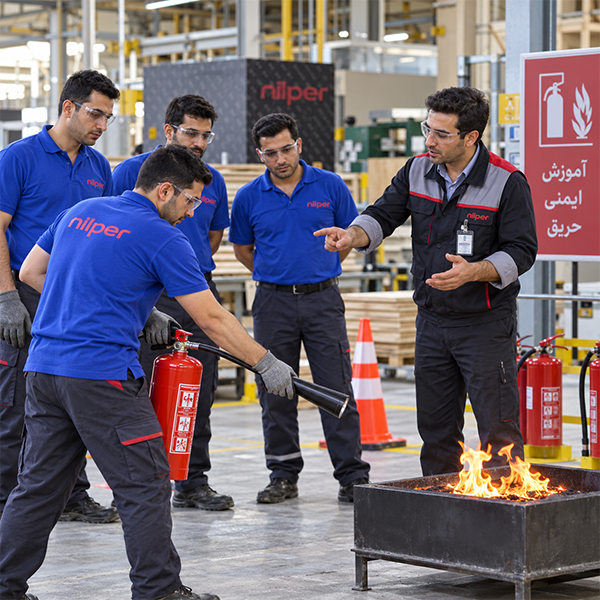 آموزش ایمنی و واکنش سریع کارکنان