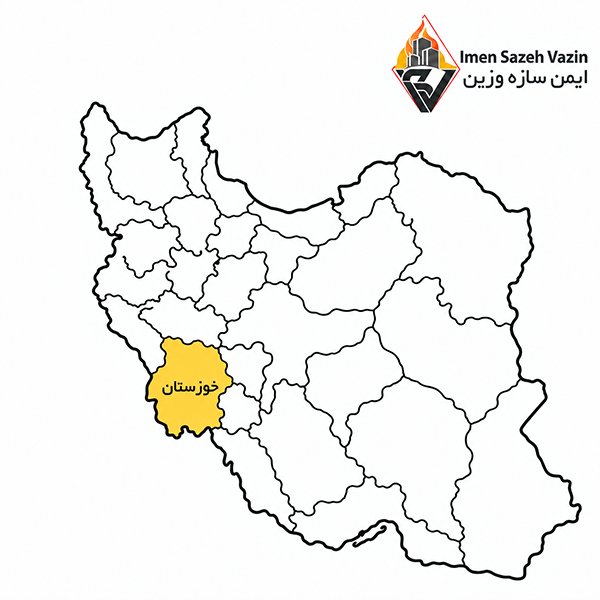 نقشه خوزستان